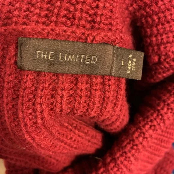The Limited Cranberry Turtleneck Sweater - Picture 7 of 8